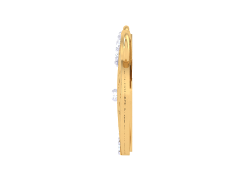 3D Printable Cad jewelry design of Lady diamond Pendant 3D मॉडल