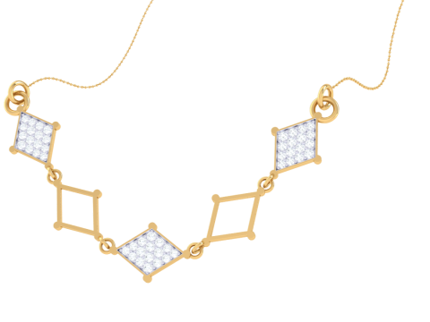 3D Printable Cad jewelry design of Lady diamond Pendant 3D मॉडल