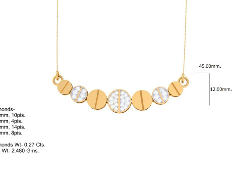 3D Printable Cad jewelry design of Lady diamond Pendant 3D Model