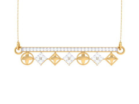 3D Printable Cad jewelry design of Lady diamond Pendant 3D Модель