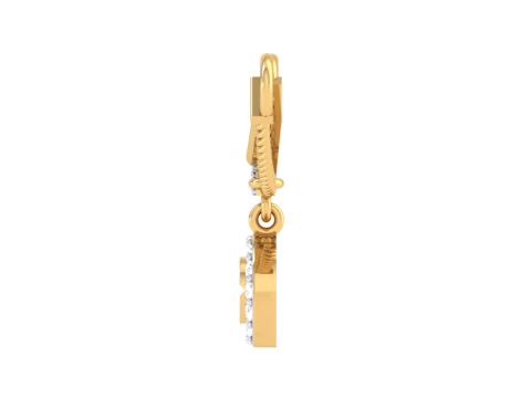 3D Printable Cad jewelry design of Lady diamond Pendant 3D Model