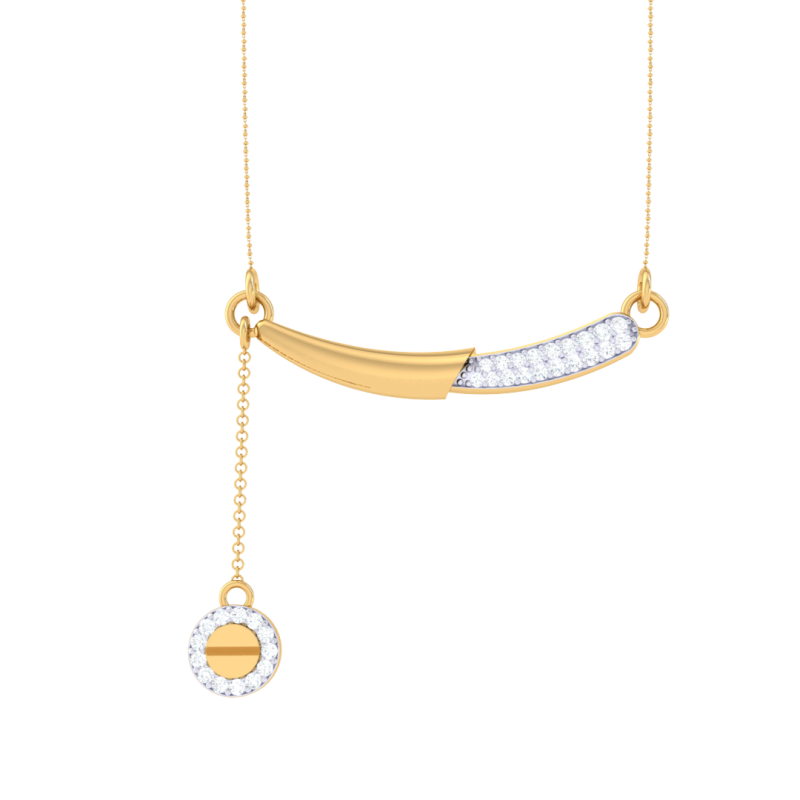 3D Printable Cad jewelry design of Lady diamond Pendant 3D मॉडल .c4d .max .obj .3ds .fbx .stl .blend