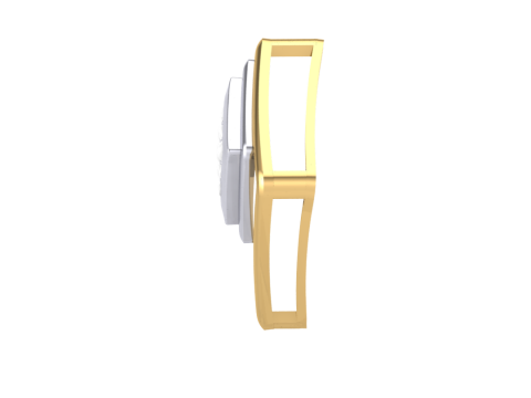3D Printable Cad jewelry design of Lady diamond Pendant 3D Model