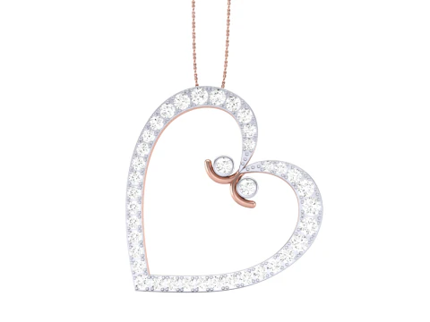 Дизайн ювелірних виробів Cad для 3D-друку підвіски Lady diamond Pendant 3D Модель