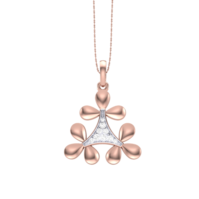 3D Printable Cad jewelry design of Lady diamond Pendant 3D मॉडल .c4d .max .obj .3ds .fbx .stl .blend