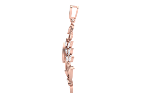 3D Printable Cad jewelry design of Lady diamond Pendant 3D मॉडल