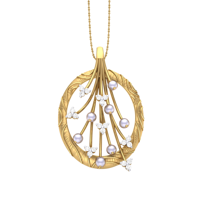 3D Printable Cad jewelry design of Lady diamond Pendant Modelo 3D .c4d .max .obj .3ds .fbx .stl .blend