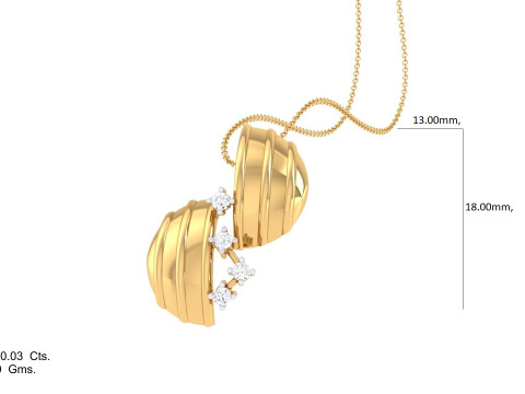 3D Printable Cad jewelry design of Lady diamond Pendant 3Dモデル