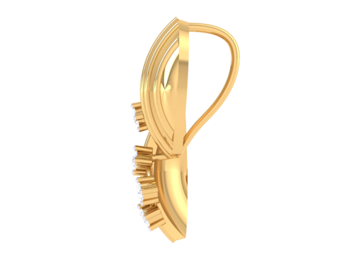 3D Printable Cad jewelry design of Lady diamond Pendant 3Dモデル