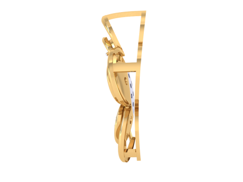 3D Printable Cad jewelry design of Lady diamond Pendant 3D Model