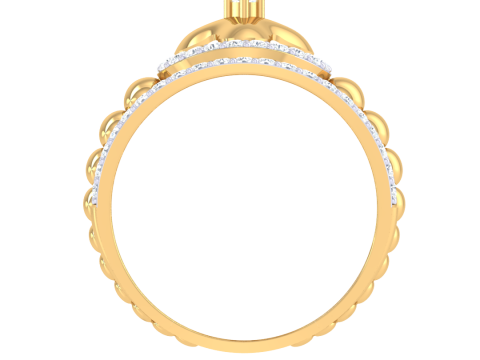 Printable 3D jewelry model of Lady diamond ring 3D Модель