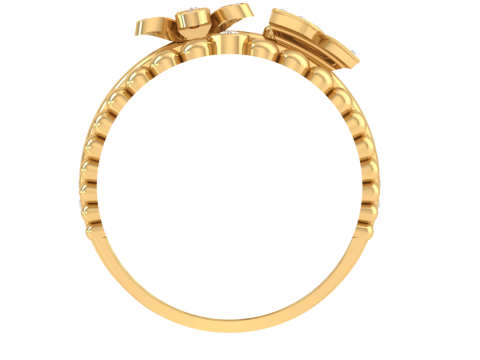 Printable 3D jewelry model of Lady diamond ring Modello 3D
