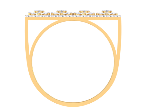 Printable 3D jewelry model of Lady diamond ring 3D 모델