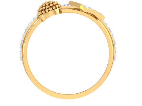 Printable 3D jewelry model of Lady diamond ring 3D मॉडल
