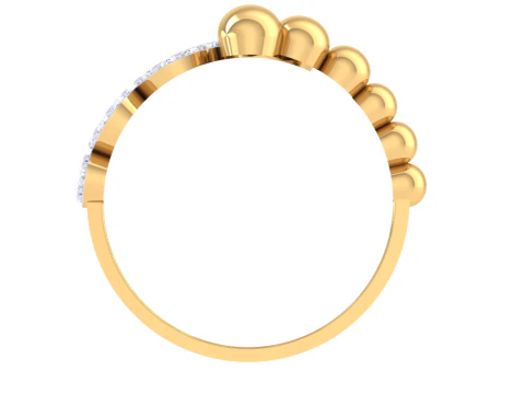 Printable 3D jewelry model of Lady diamond ring 3D Model
