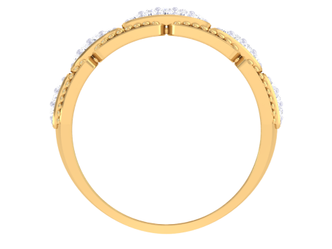 Printable 3D jewelry model of Lady diamond ring 3D Model