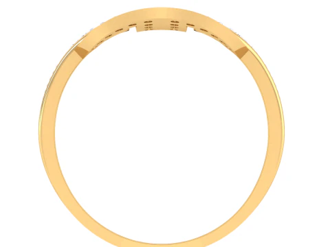 Printable 3D jewelry model of Lady diamond ring 3D Model
