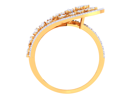 Printable 3D jewelry model of Lady diamond ring Model 3D