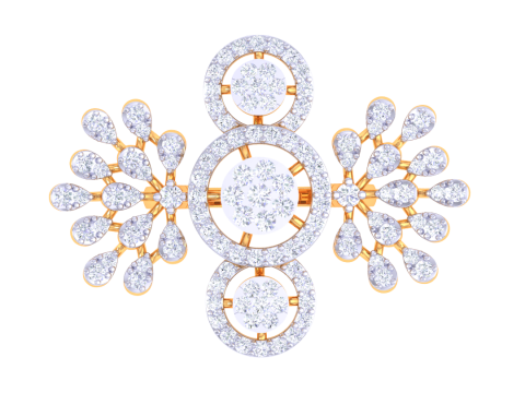Printable 3D jewelry model of Lady diamond ring Model 3D