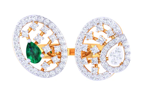 Printable 3D jewelry model of Lady diamond ring 3D Model