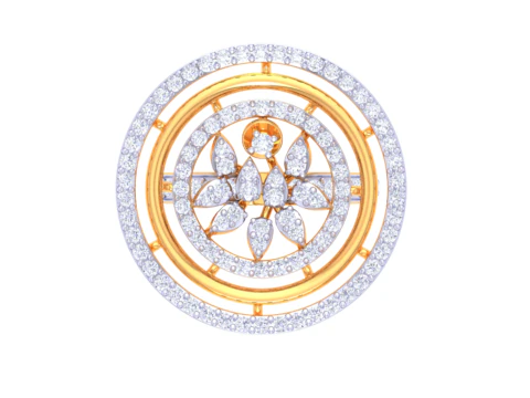Printable 3D jewelry model of Lady diamond ring 3D Model