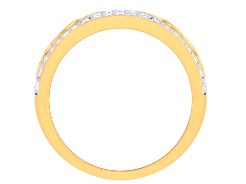 Printable 3D jewelry model of Lady diamond ring 3D Model