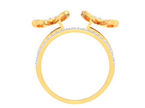 Printable 3D jewelry model of Lady diamond ring Model 3D