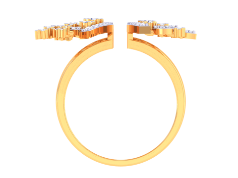 Printable 3D jewelry model of Lady diamond ring Modèle 3D