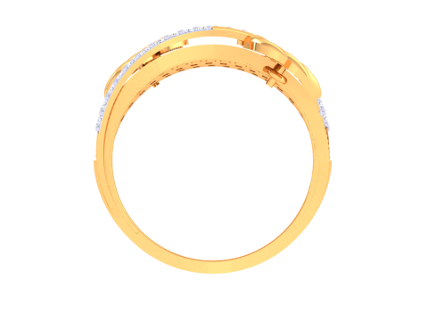 Printable 3D jewelry model of Lady diamond ring Model 3D
