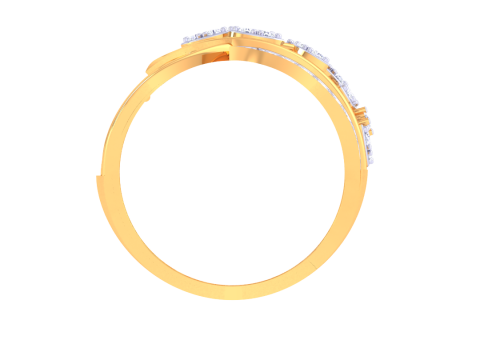 Printable 3D jewelry model of Lady diamond ring 3D Модель