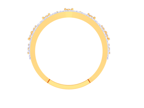 Printable 3D jewelry model of Lady diamond ring Modèle 3D