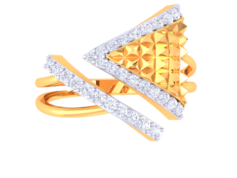 Printable 3D jewelry model of Lady diamond ring 3D Модель