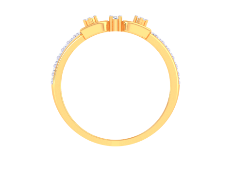Printable 3D jewelry model of Lady diamond ring Modèle 3D