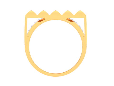 Printable 3D jewelry model of Lady diamond ring 3D मॉडल