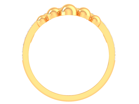 Printable 3D jewelry model of Lady diamond ring 3D 模型