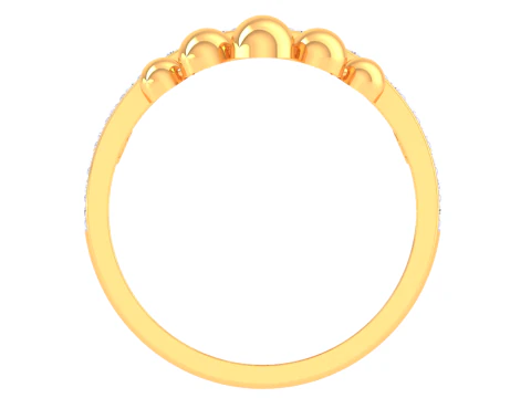 Printable 3D jewelry model of Lady diamond ring 3D Model