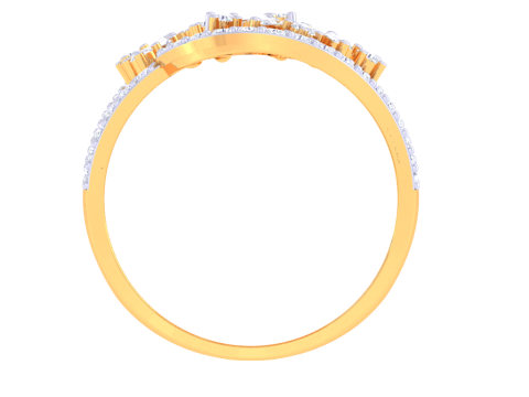 Printable 3D jewelry model of Lady diamond ring 3D Model