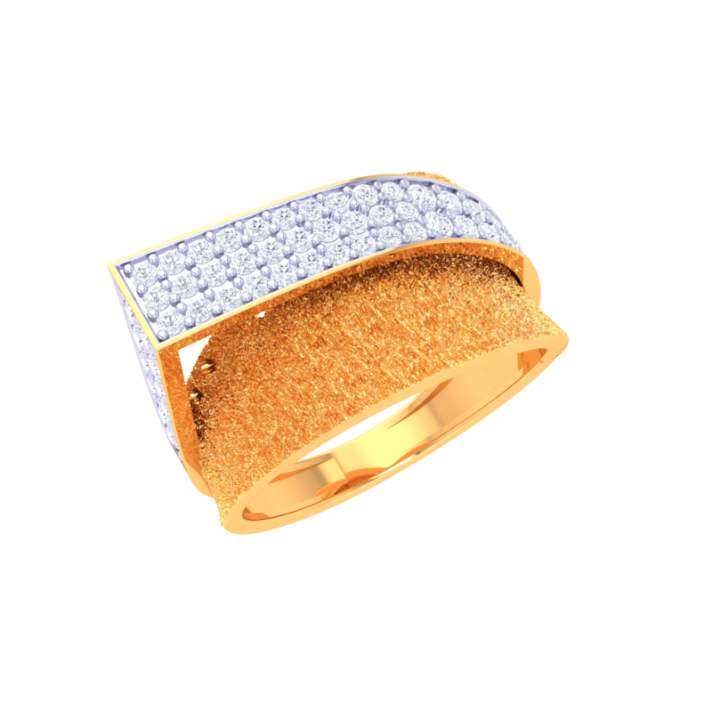 Printable 3D jewelry model of Lady diamond ring 3D Model .c4d .max .obj .3ds .fbx .stl .blend 