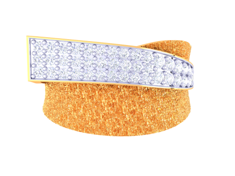 Printable 3D jewelry model of Lady diamond ring 3D Model