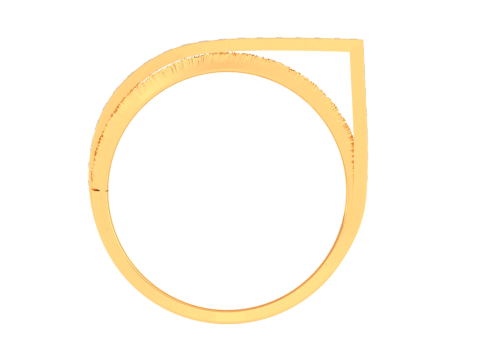Printable 3D jewelry model of Lady diamond ring 3D Model
