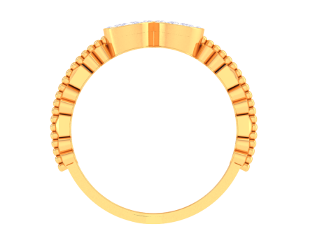 Printable 3D jewelry model of Lady diamond ring 3D मॉडल