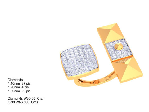 Printable 3D jewelry model of Lady diamond ring 3D Model