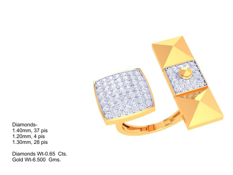 Printable 3D jewelry model of Lady diamond ring 3D Model