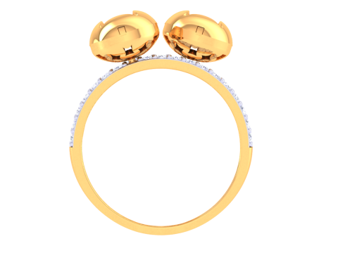 Printable 3D jewelry model of Lady diamond ring 3Dモデル