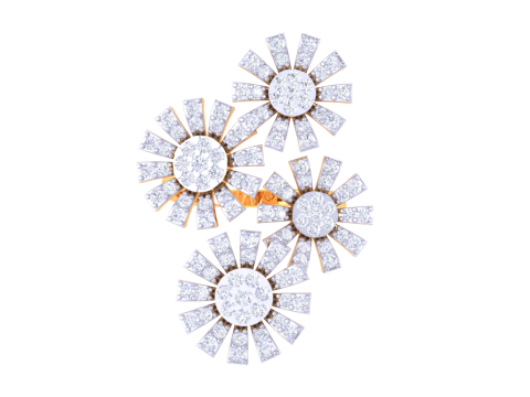 Printable 3D jewelry model of Lady diamond ring 3Dモデル