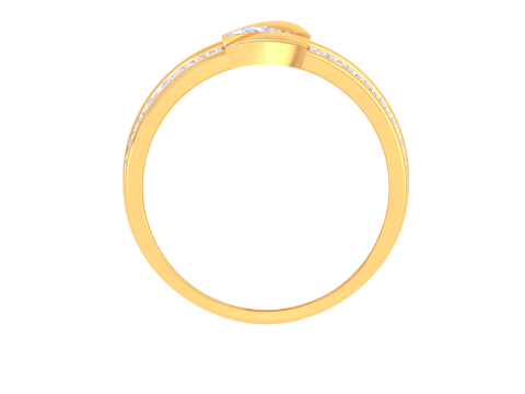 Printable 3D jewelry model of Lady diamond ring 3D 모델