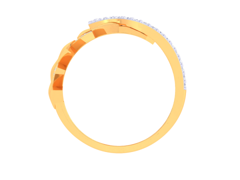 Printable 3D jewelry model of Lady diamond ring 3D मॉडल