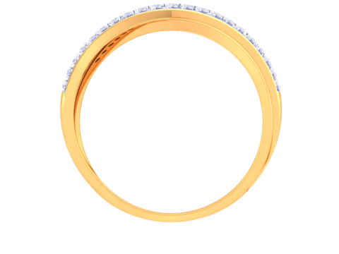 Printable 3D jewelry model of Lady diamond ring Modelo 3D