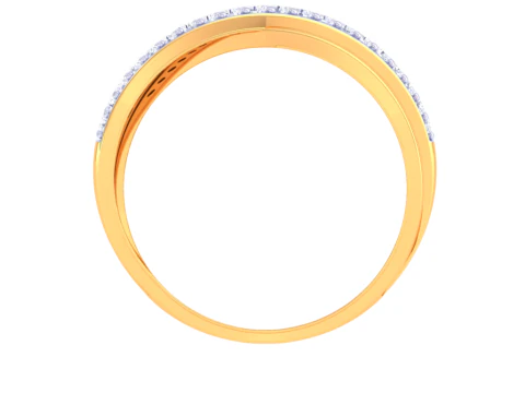 Printable 3D jewelry model of Lady diamond ring 3D Model