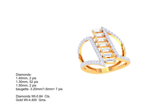 Printable 3D jewelry model of Lady diamond ring 3D 模型